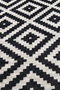 Conceptum Alfombra de Pasillo Black White 80 x 200 cm